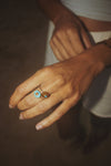 Bague Ouira - Magnésite turquoise